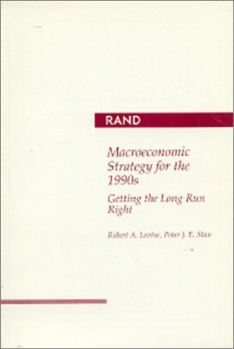 Macroeconomic Strategy for the 1990s