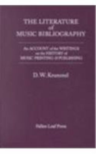 The Literature of Music Bibliography