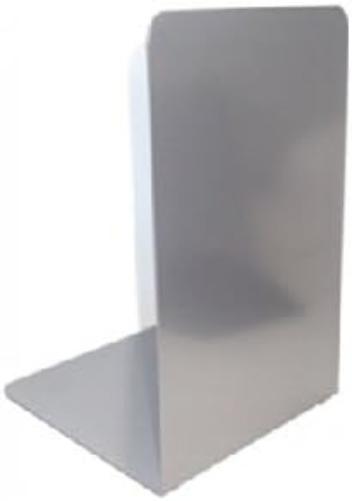 L-Shaped Bookends in Grey Metal 125 x 125 x 195 cm Item 7251 g