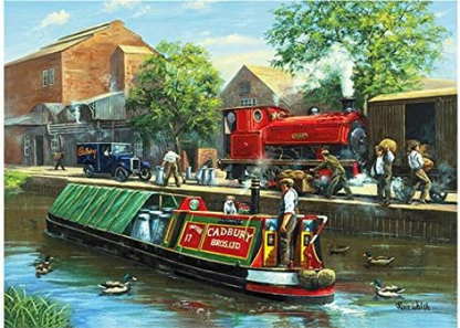 Kevin Walsh Nostalgia Canal Transport 1000pc Jigsaw Puzzle