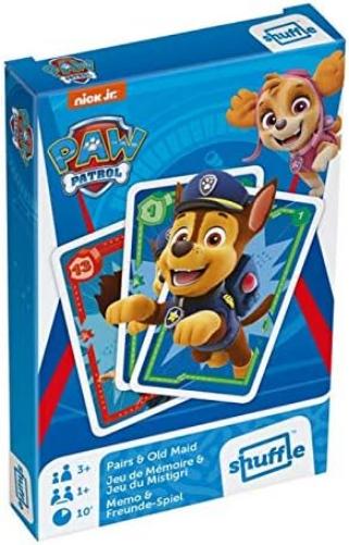 Shuffle Paw Patrol - Pairs and Old Maid Playing Cards, Suitable for Playing Snap, 1 Deck, Ages 3+