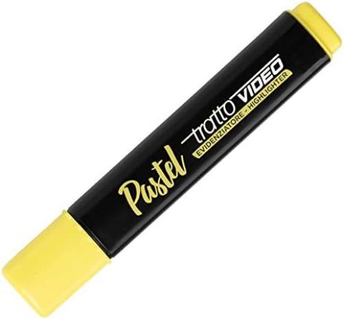 Tratto TRACT Highlighter Video Pastel, Lemon Yellow