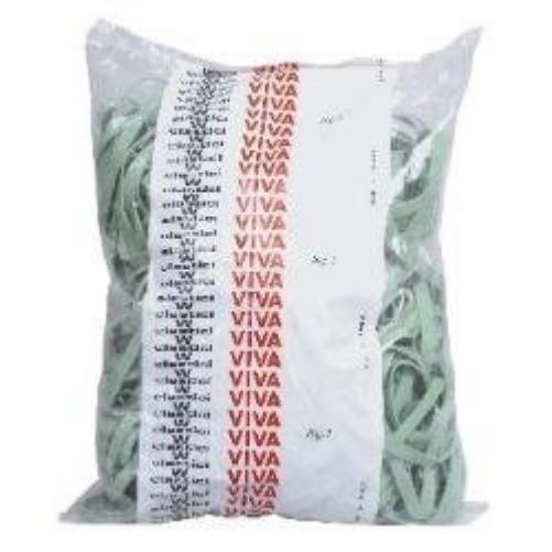 VIVA F8 X 080 fettucce with 80 x 8 mm Diameter, Green