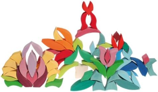Grimm's 72-delige Grote Gekleurde Houten Mandala 43065
