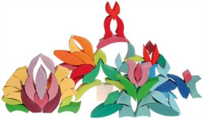 Grimm's 72-delige Grote Gekleurde Houten Mandala 43065