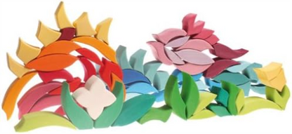 Grimm's 72-delige Grote Gekleurde Houten Mandala 43065