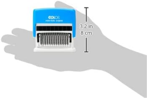 COLOP S120/13 Numbering Stamp,Blue