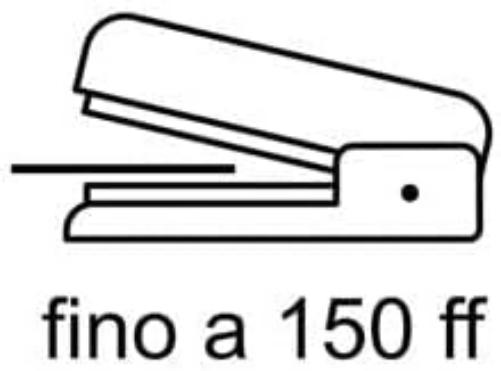 Stapler for High Thicknesses 17 mm Max + 1000 Staples 23/17 x Office