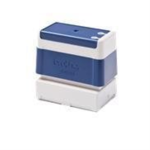 Brother PR3458E6P - Montura de sellos azul (6 sellos de 34 x 58 mm