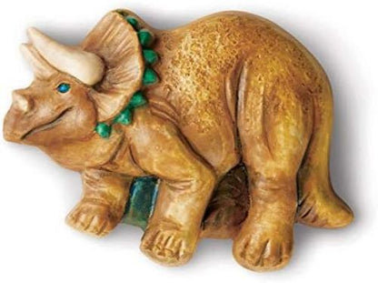4M Dinosaur Mould and Paint, Arts and Crafts Kit to Create your own Dinosaur Magnets or Badges and Paint using the paints provided, Glow in the Dark for ages 5+