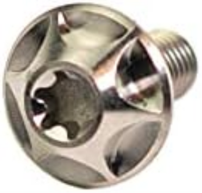 SILCA Titanium Water Bottle cage Screws | Set of 4 | Custom Wide Button Head