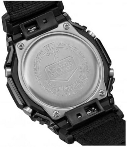 Casio Analog GM-2100CB-1AER, Black/White, Strip