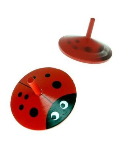 Ulysse: Wooden Top - Ladybug
