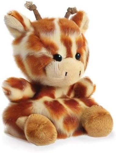 Aurora Palm Pals, Safara The Giraffe Soft Toy, 33477, 5 inches, Multi-Coloured