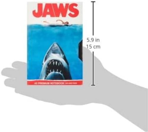 Pyramid International Jaws Notebook with Retro VHS Design Cover in Presentation Gift Box - Official Merchandise,,a5
