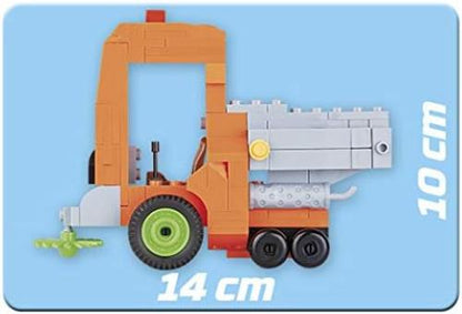 COBI 1784 Action Town - Street Sweeper (215 Pcs) Toy, Orange