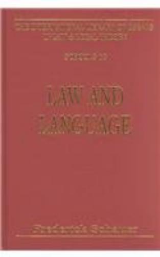 Law & Language CB