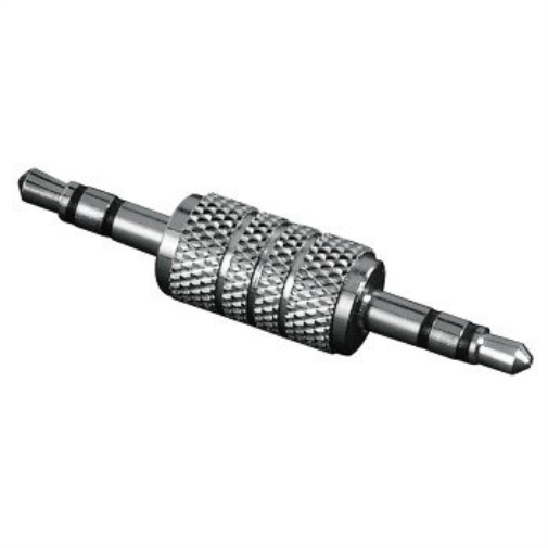 Audio Adapter, 3.5 Mm Jack Plug - 3.5 Mm Jack Plug, Stereo - Silver