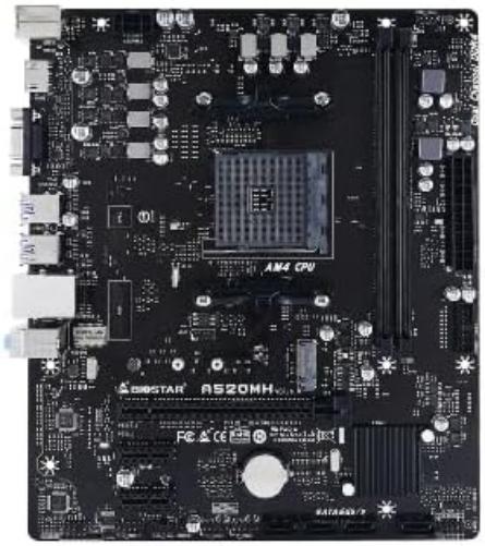 MB Biostar A520MH (A520,AM4,mATX,AMD)