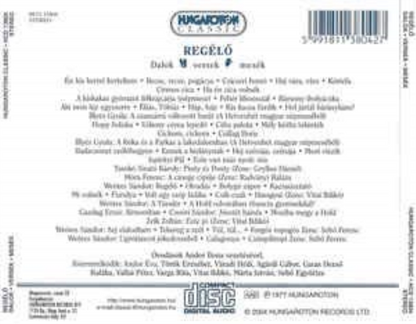 Regelo dalok, versek, mesek