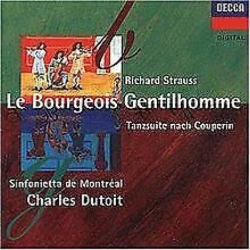 Tanzsuite Nach Couperin, Av 107 / Le Bourgeois Gentilhomme - Suite Op. 60