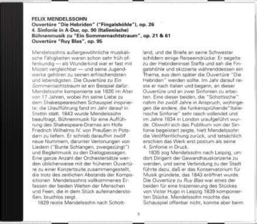 Symphony No 4/Midsummer Nights Dream (Vpo/Dohnanyi