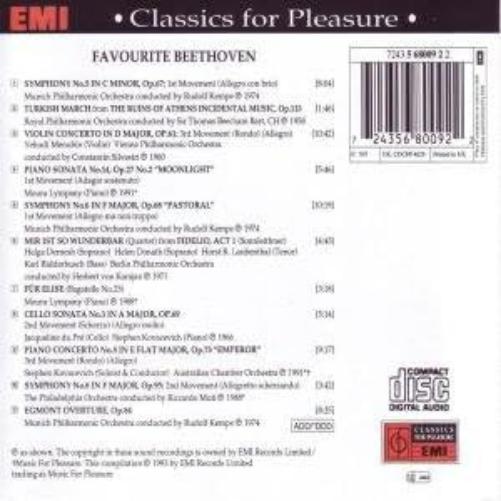Favourite Beethoven / 10 Of The Most Popular Beethoven Classics