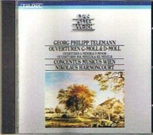 Georg Philipp Telemann - Ouvertüren g-moll und d-moll - Concentus musicus Wien (CD 1984)