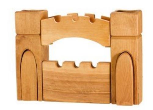 Ostheimer 26750 - Gateway-Set with two towers, a wharf and wall pieces