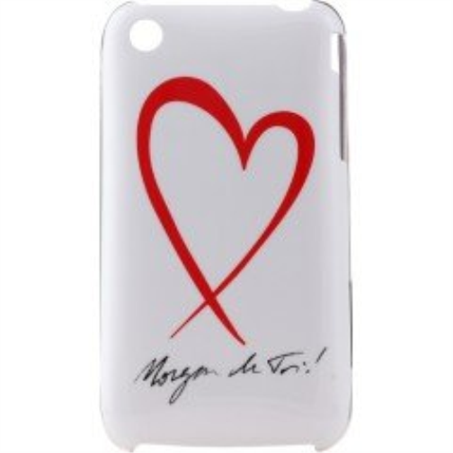 MORGAN - Back Cover Iphone 3G/3GS White Heart