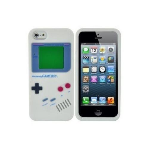 BUMPER - Cover GAME BOY IPhone 5 - White : Mobiles , ML