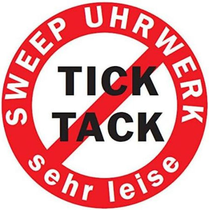 TFA Dostmann Wecker analog, 60.1010, leises Uhrwerk, extra lauter Weckalarm mit Glockenton, Hintergrundbeleuchtung, silber/schwarz, (L) 107 x (B) 78 x (H) 110 mm
