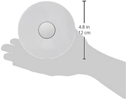 Gira Dual Q DIN14604 Smoke detector that Can be networked via wireless and wired, 233602 Pure White