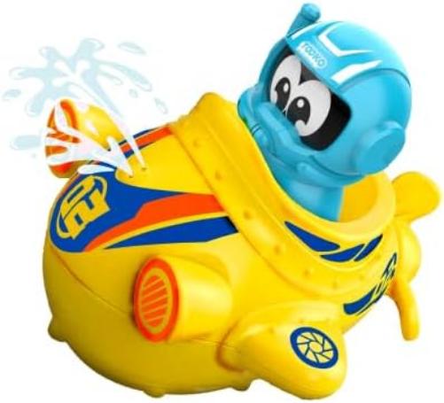 Silverlit-S7193352 TOOKO Junior Mi Primer Submarino Amarillo motorizado, con hombrecito Azul, Juguete para guardería, a Partir de 2 años, Color Blue, Medium (mzds5SAa71Q.