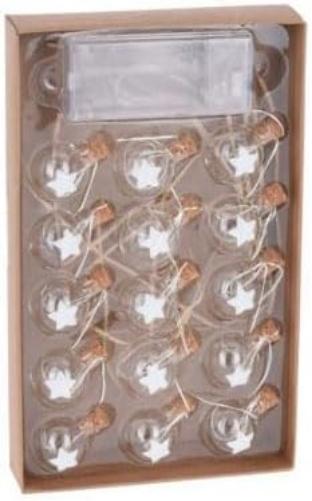divers - Draadslinger met 15 Kerstballetjes Led Warm White