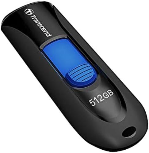 Transcend 512GB JetFlash 790 USB 3.1 Gen 1 USB Stick TS512GJF790K 512 GB Black Retail Packaging