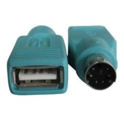 Nilox NX080500105 Adaptador de Cable PS/2 USB 2.0 Verde - Adaptador para Cable (PS/2, USB 2.0, Male Connector/Female Connector, Verde