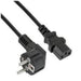 NILOX 1.8 M C13-Cable (2 M, Male Connector/Female Connector, Cee7/4. C13 Coupler, 250 V, Black