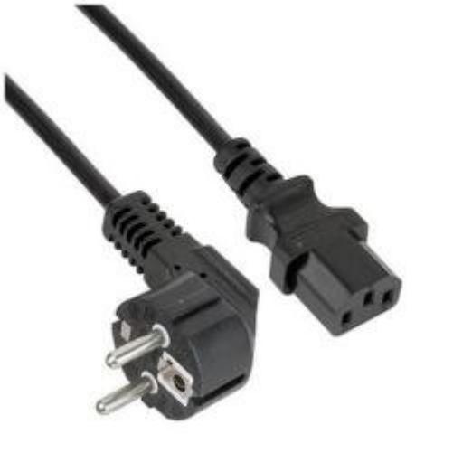 NILOX 1.8 M C13-Cable (2 M, Male Connector/Female Connector, Cee7/4. C13 Coupler, 250 V, Black
