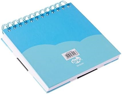 Tinc"Tonkin" Tribal Square Hard Covered Jotter Pad - Blue