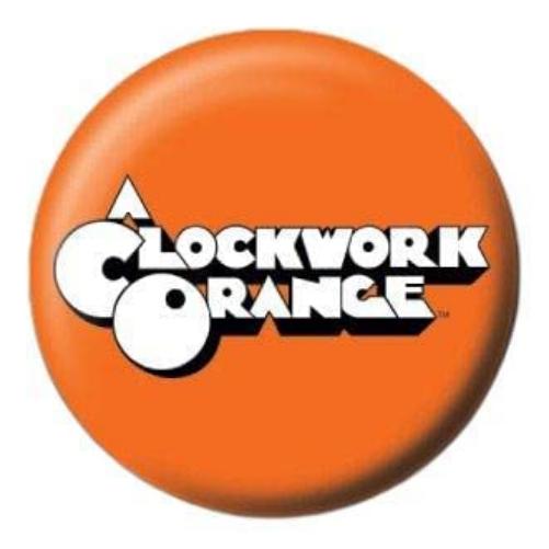 A CLOCKWORK ORANGE (LOGO) BADGE
