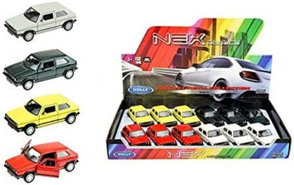 Welly Volkswagen Golf I GTI model car, yellow