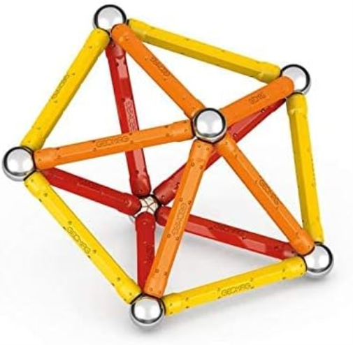 Geomag Classic - 42 Pieces - Magnetic Construction for Children - Green Collection - 100 Percent Recycled Plastic Educational Toys