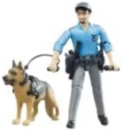 Bruder Police Officer with Dog