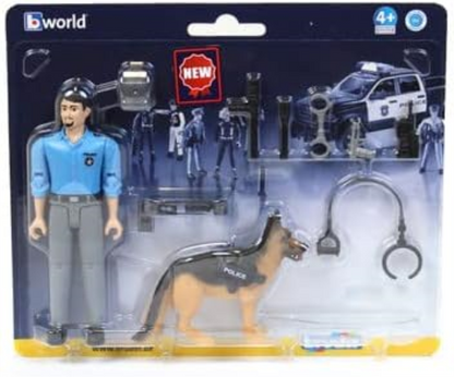 Bruder Police Officer with Dog