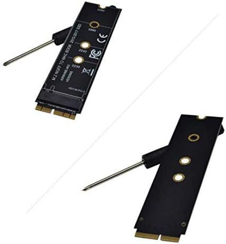 Nrpfell Connecteurs SSD M2 vers SSD pour Air 2013 2014 2016 2016 M.2 M Clé Pcie X4 Ngff vers SSD pour ordinateur portable