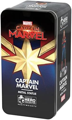 Hero Collector Marvel Heavyweights Collection | Captain Marvel Heavyweight Metal Figurine 9 by Eaglemoss
