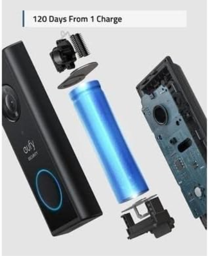 Smart Video-Porter Eufy Video Doorbell 1080P Black