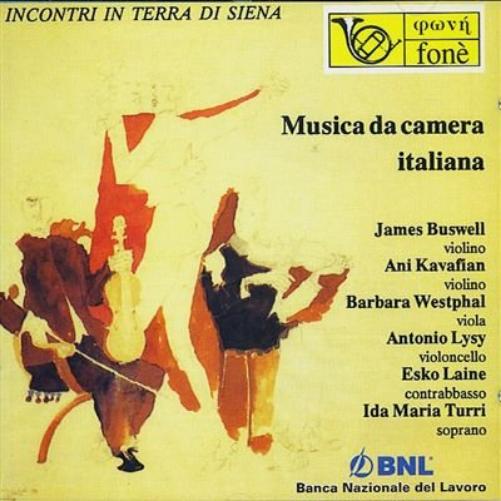 Incontri in Terra di Siena - Musica Da Camera Italiana