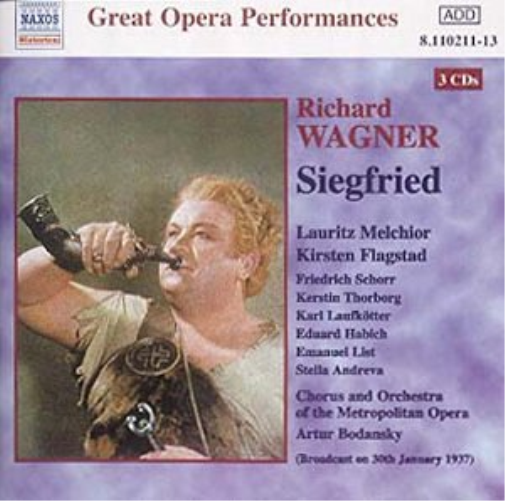 Siegfried (Bodanzky, Metropolitan Opera Orch, Melchior)